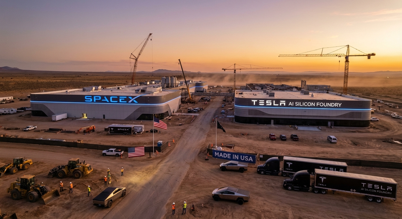 Das Zeitalter der KI-Gigafactories: Warum SpaceX und Tesla recht haben, in eigene Chips zu investieren
