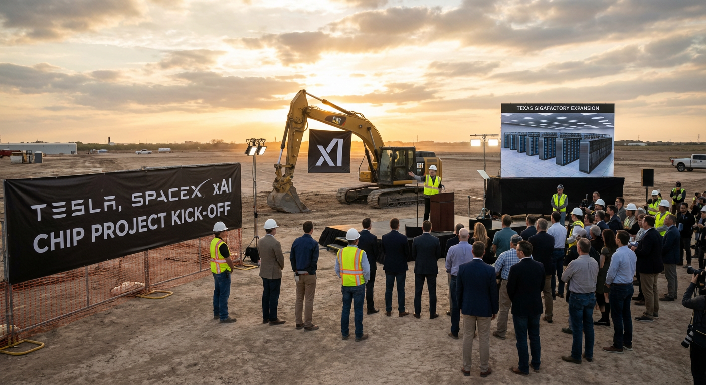 Terafab: Musks Strategische Vision zur Beherrschung der KI-Chipfertigung