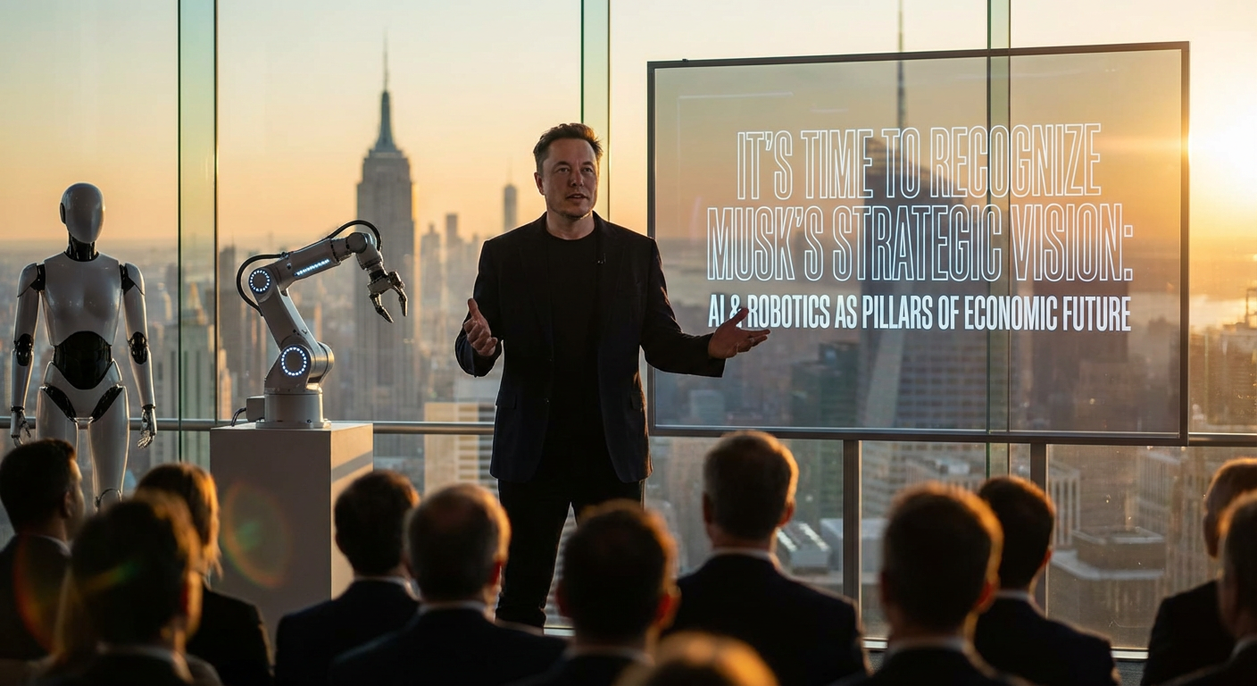Äußerst Wichtig: Musks Strategische Vision Anerkennen: KI und Robotik als Säulen der Wirtschaftlichen Zukunft