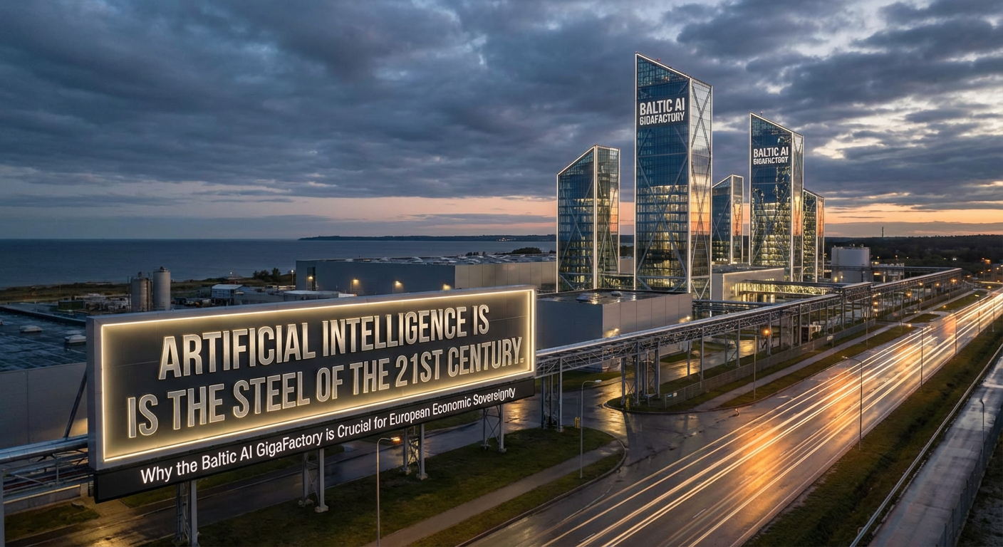 Künstliche Intelligenz ist der Stahl des 21. Jahrhunderts": Warum die Baltic AI GigaFactory für europäische wirtschaftliche Unabhängigkeit entscheidend ist